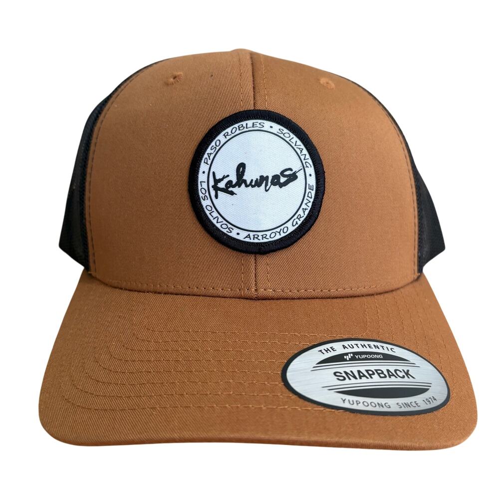 NWT Kahunas California SnapBack Trucker Hat Adjustable Cap Outdoor Patch